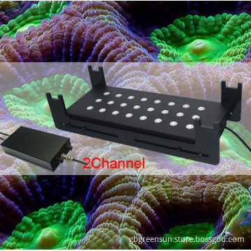 72W CREE LED Aquarium Lighting Reef Dimmable Blue/White Lamp for Fish Tank Coral New